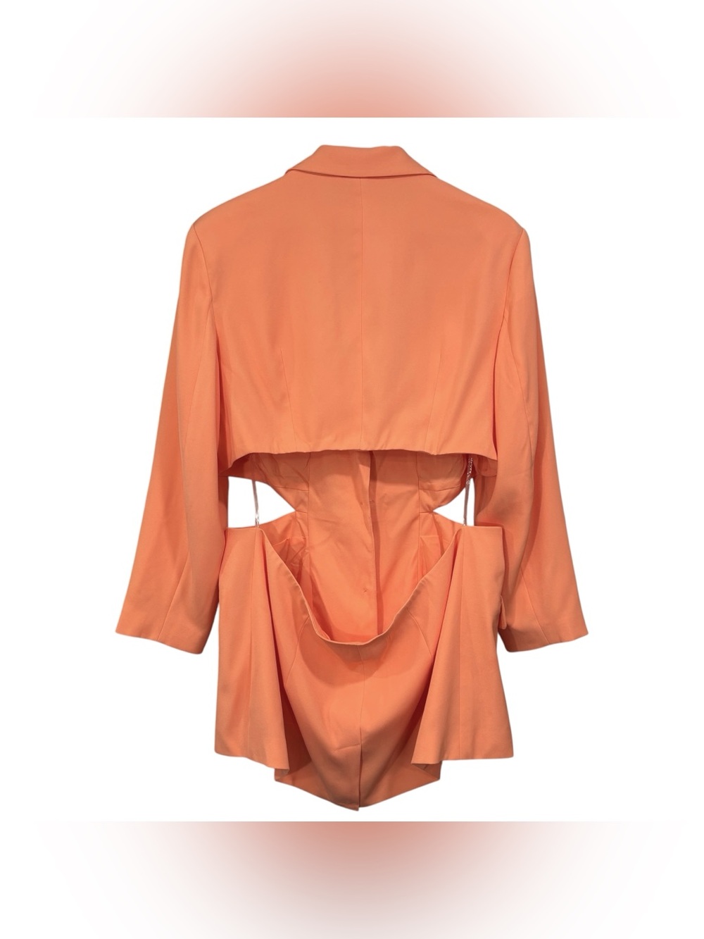 Future Collective x Alani Noelle NWT Orange Cream cutout Blazer Size XXL - Picture 8 of 14